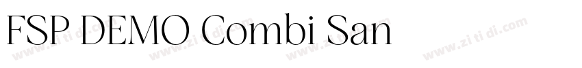 FSP DEMO Combi San字体转换 FSP DEMO Combi San字体转换